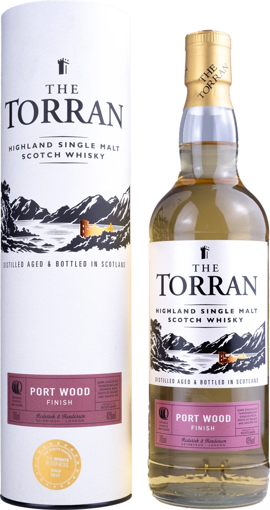 The Torran Highland Single Malt Scotch Whisky Port Wood Finish 40% 0.70l