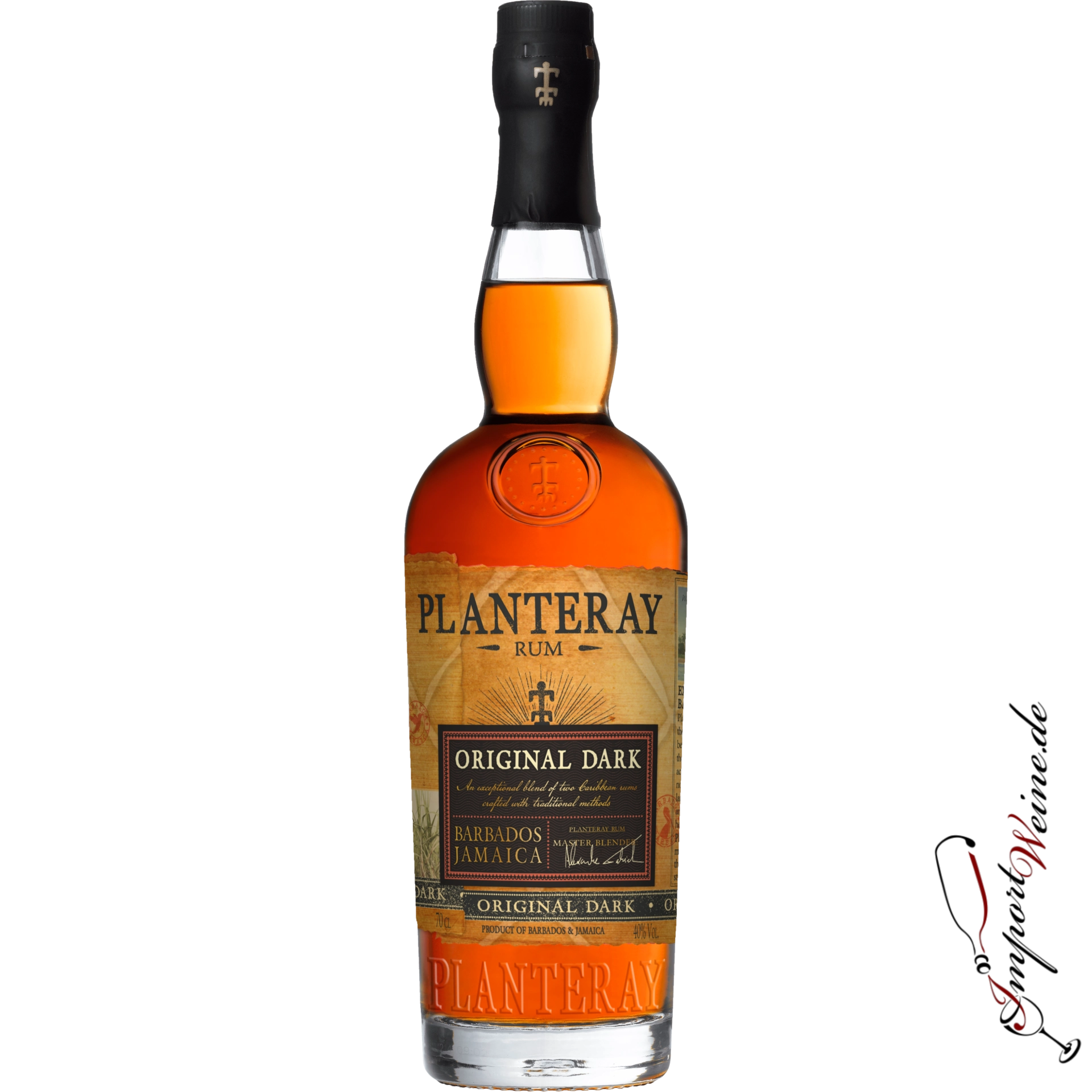 Planteray Rum Original Dark Barbados & Jamaica 40% 0.70l