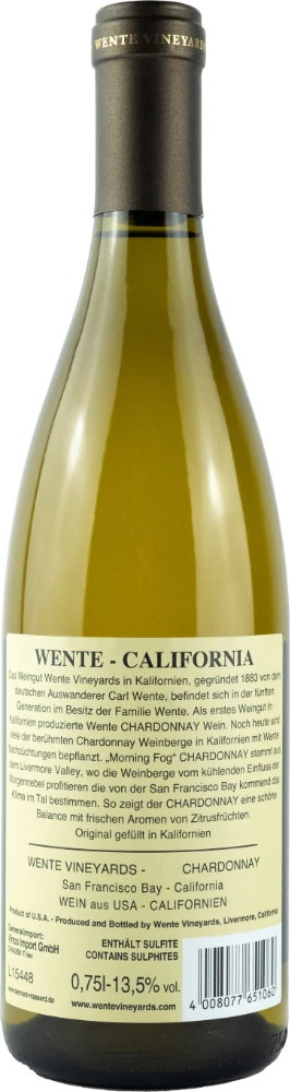 Wente chardonnay sales