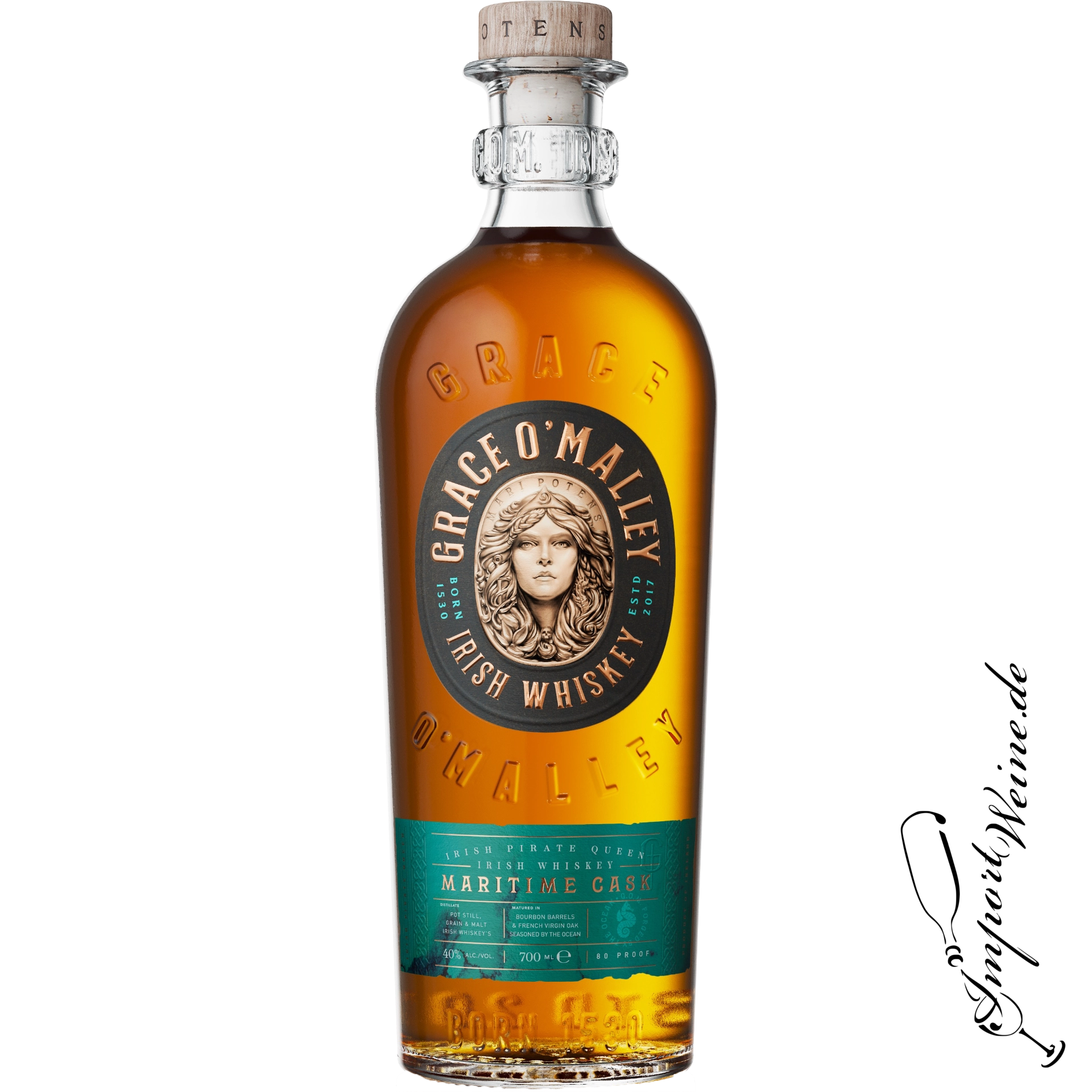 Grace O'Malley Maritime Cask Irish Whiskey 40% 0.70L Grace O'Malley Maritime Cask Irish Whiskey 40% 0.70L