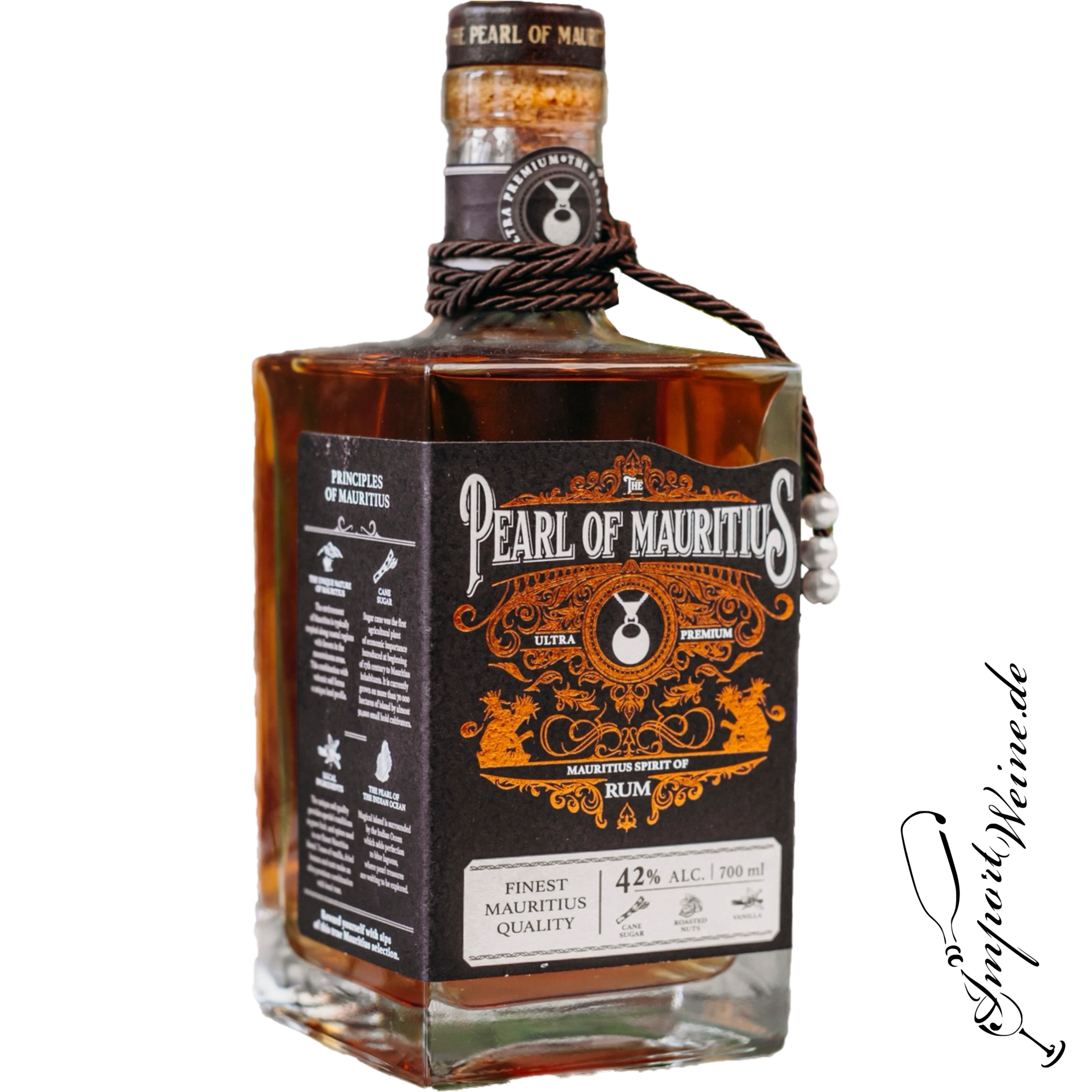 Pearl of Mauritius Ultra Premium Spirituose auf Rumbasis 42% 0.70l