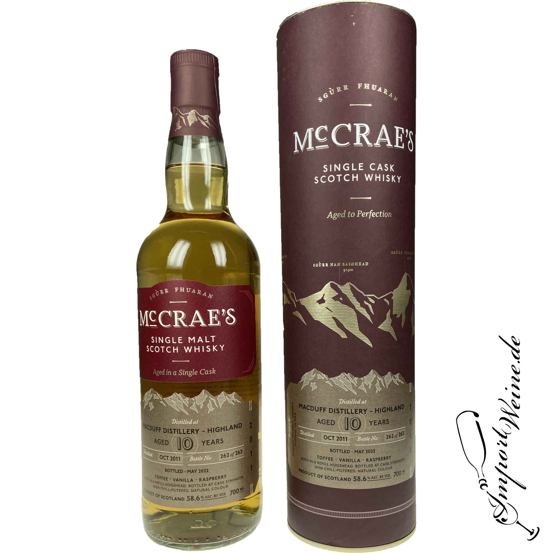 McCrae's MacDuff Single Malt Scotch Whisky 10 years 0.70l