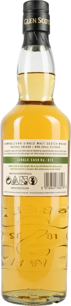 Glen Scotia BSC Single Cask Malt Whisky Cask no. 875 56.1% 0.70 l