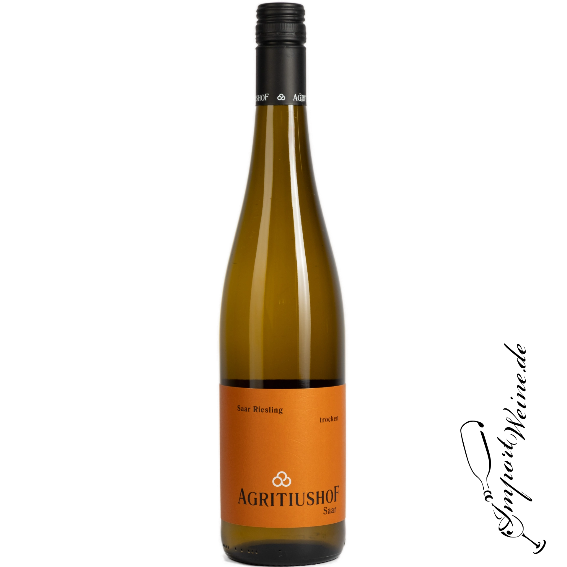 Agritiushof Saar Riesling trocken vegan DQW 2023 Agritiushof Saar Riesling trocken vegan DQW 2023