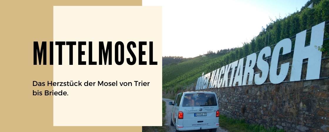 Weinanbaugebiet Mittelmosel in Deutschland