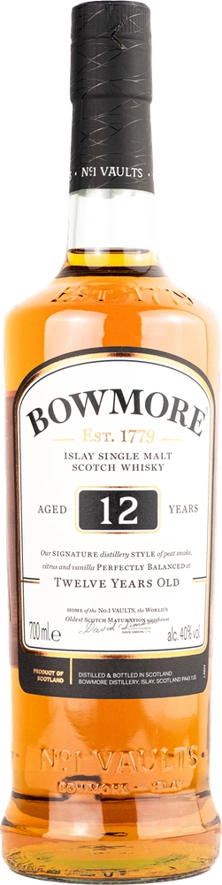 Bowmore Islay Single Malt Scotch Whisky 12 years