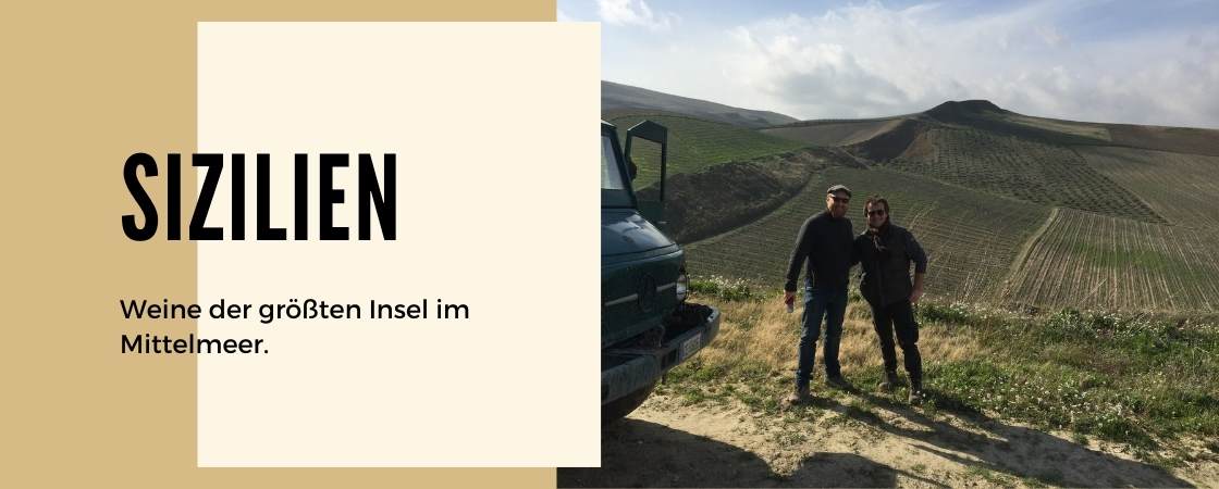 Weinanbaugebiet Sizilien in Italien