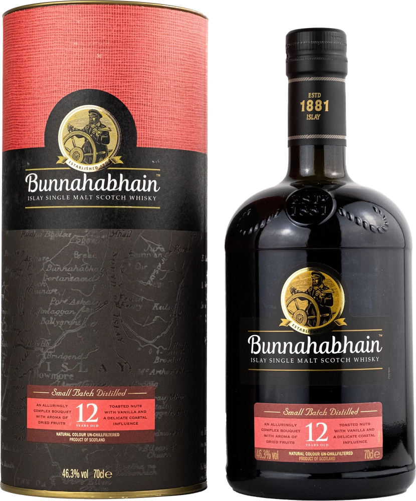 Bunnahabhain Islay Single Malt Scotch Whisky 12 years 0.7L