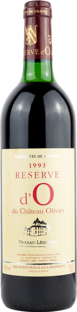 Château Olivier Réserve d'O 1993