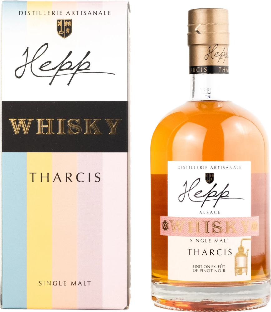 Distillerie Hepp Finition Pinot Noir. Single Malt Whisky Alsacien