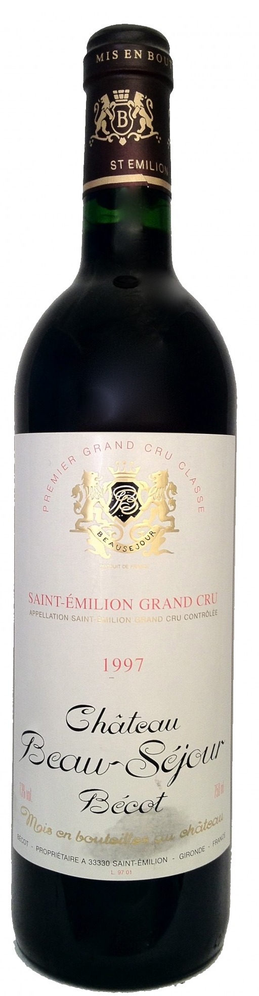 Château Beau-Séjour Bécot 1997