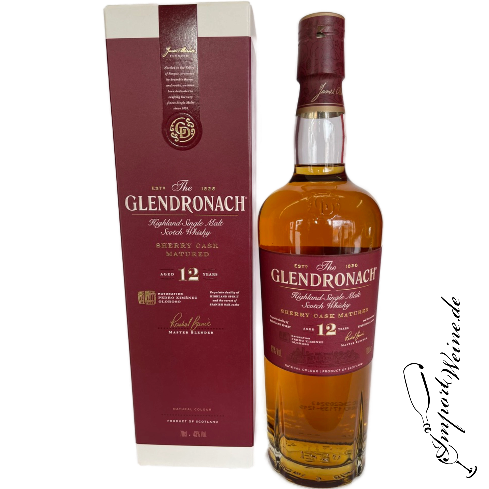 Glendronach Original Highland Single Malt Scotch Whisky 12 years