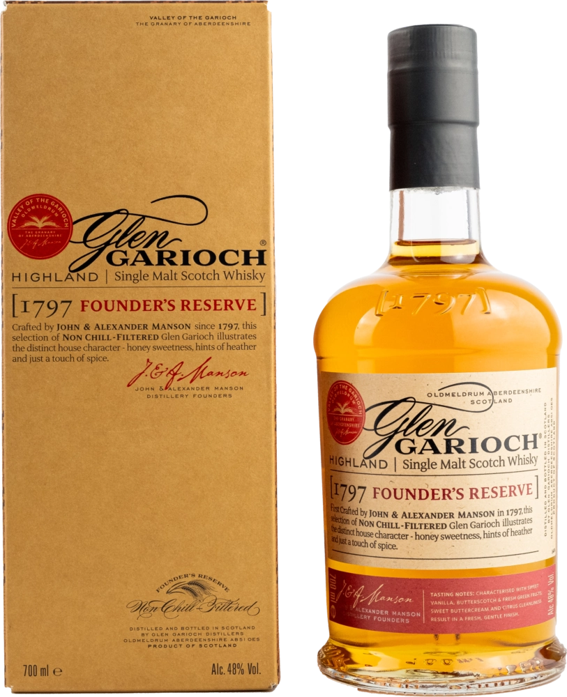 Glen Garioch "Founder's Reserve Highland Single Malt Scotch Whisky 48%