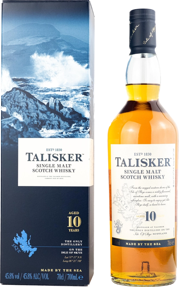 Talisker Single Malt Scotch Whisky 10 years