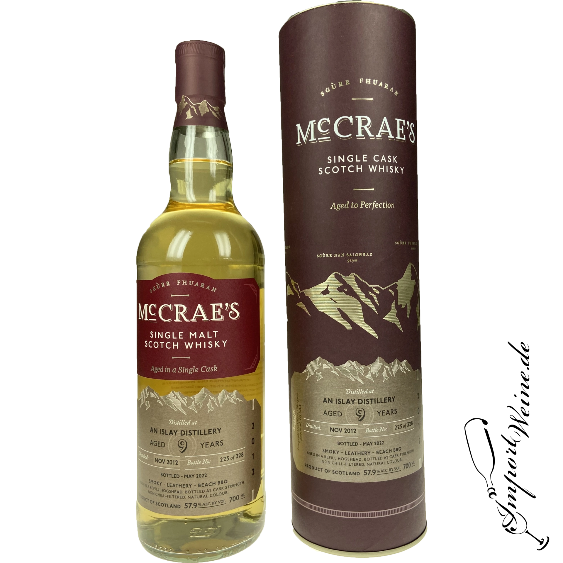 McCrae's Islay Single Malt Scotch Whisky 9 years 0.70l