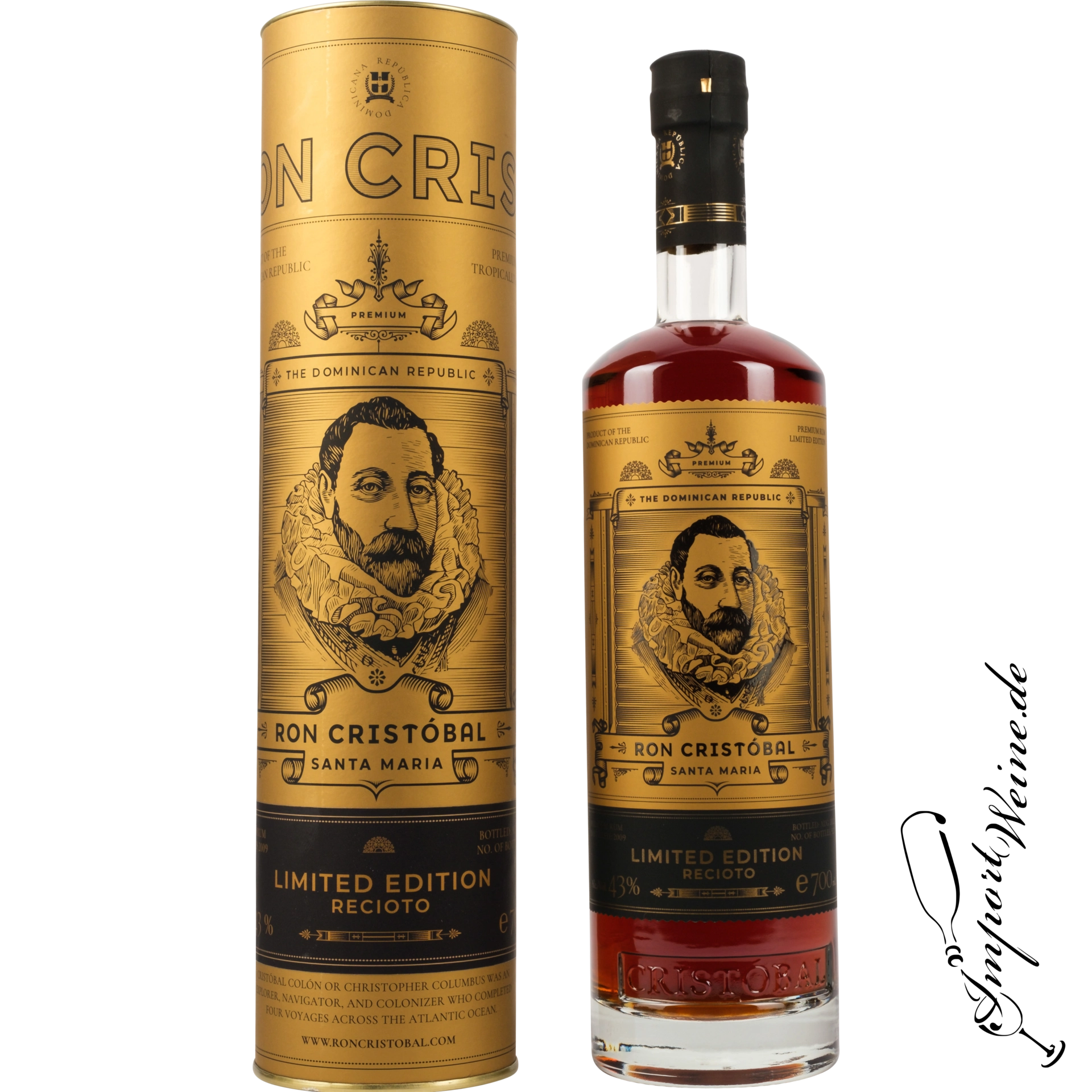 Ron Cristobal Santa Maria Recioto finish 43% 0.70 l