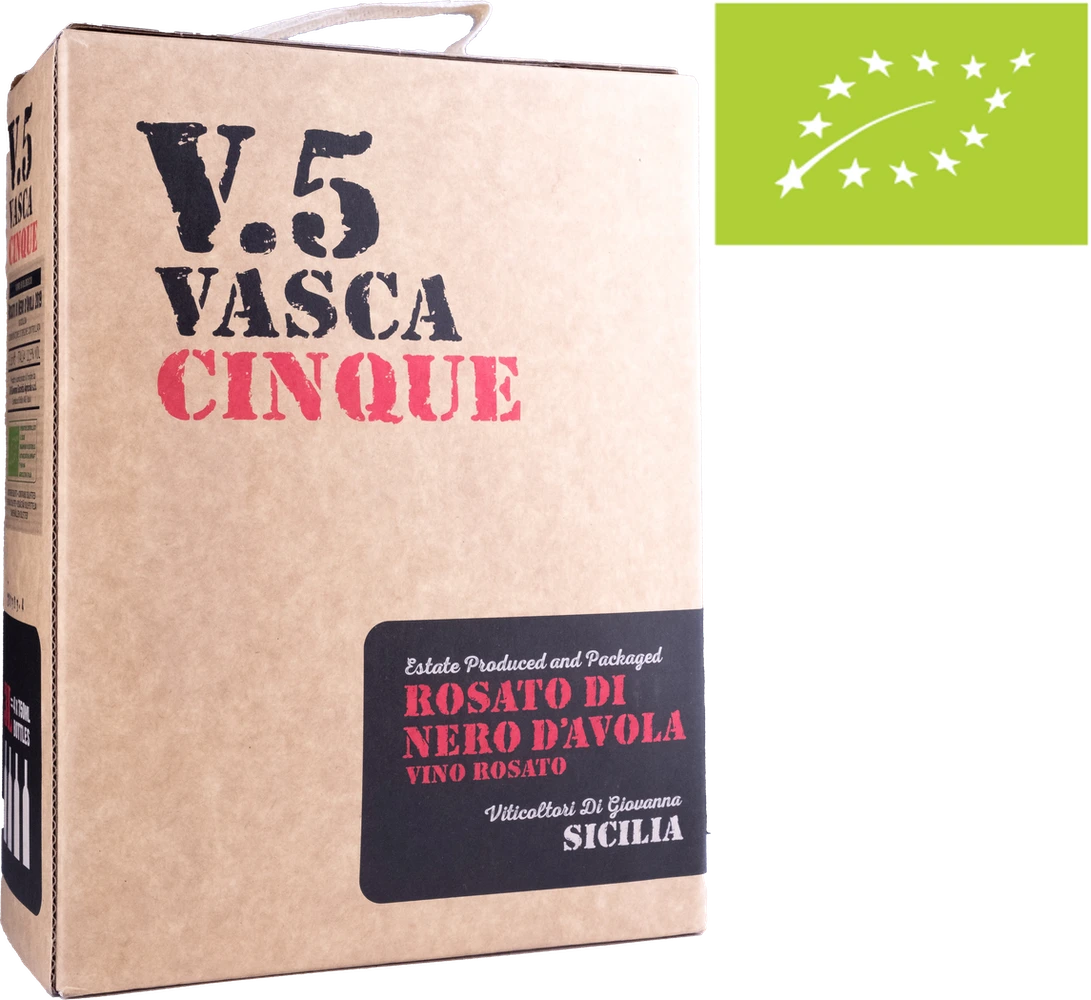 Di Giovanna BIB V.5 ROSATO DI NERO D'AVOLA DOC Sicilia 2019 BIO 3 Liter