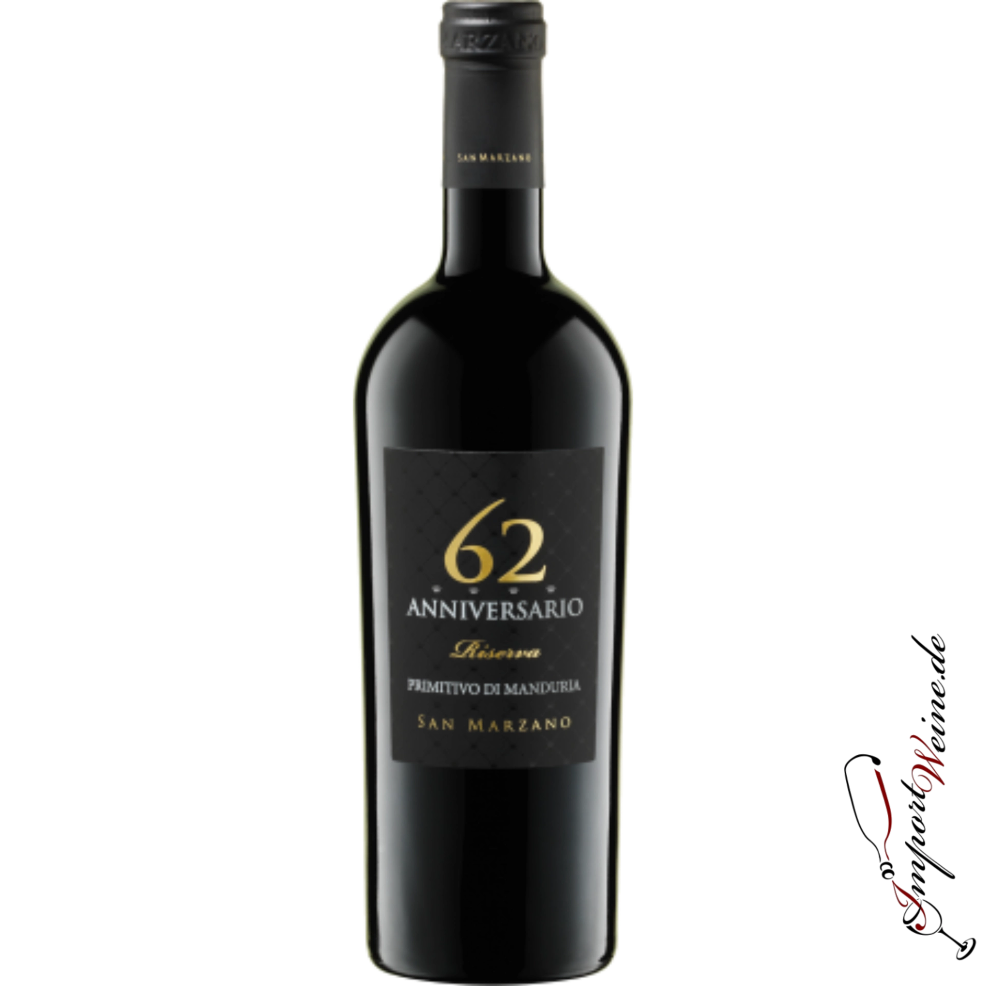 San Marzano Anniversario 62 Riserva Primitivo di Manduria DOP 2019