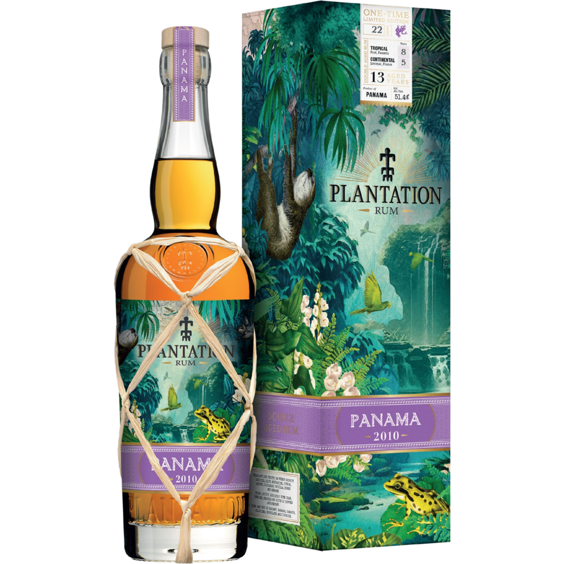 Plantation One Time Panama Rum Limited Edition Terravera 2010 51.4% 0.70L
