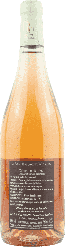 La Bastide Saint Vincent Rosé Rosé_La_Bastide_Saint_Vincent