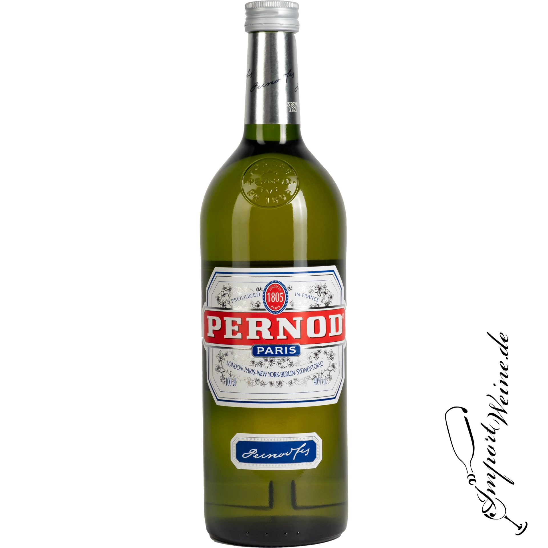 Pernod Aniseed Anislikör 40% 1 Liter