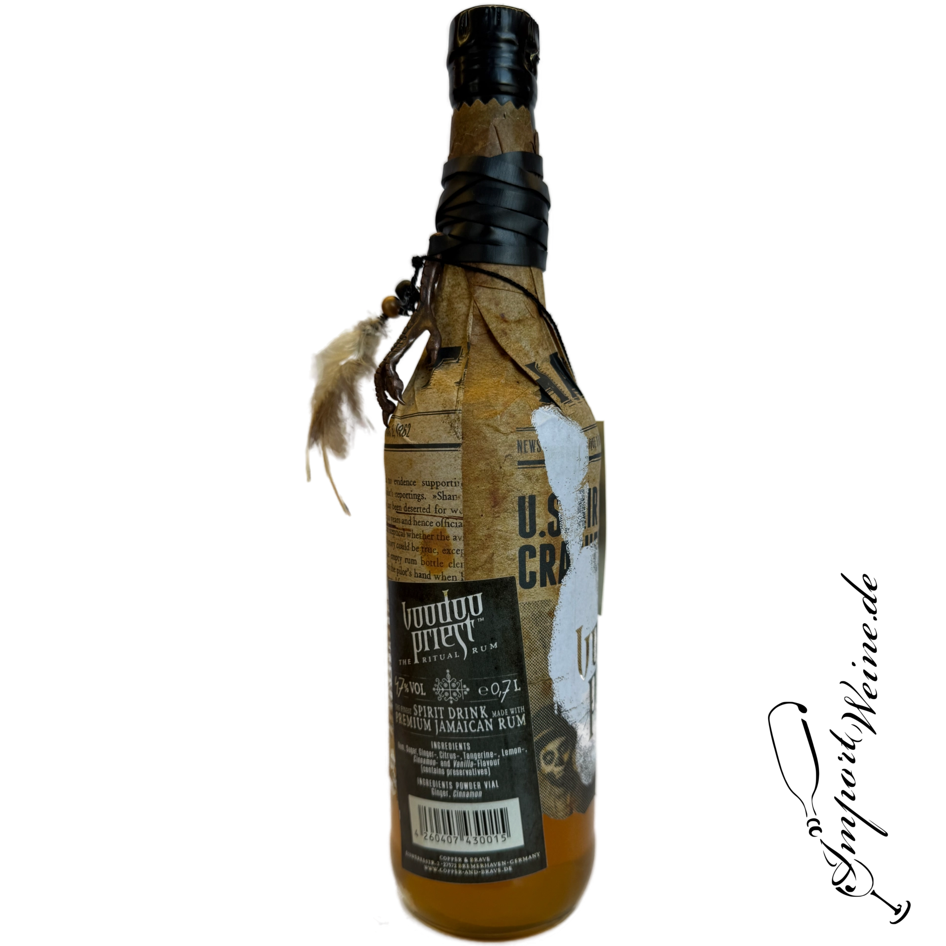 Voodoo Priest Jamaica-Rumspirituose Spiced Craft Spirit 47% 0,70l