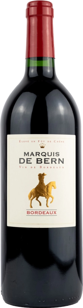 Marquis de Bern Bordeaux Rouge Vignoble de Gonfrier Frères 2018 1 Liter