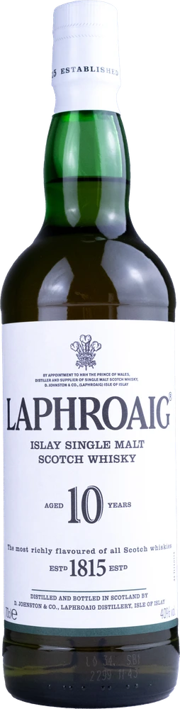 Laphroaig Islay Single Malt Scotch Whisky 10 years