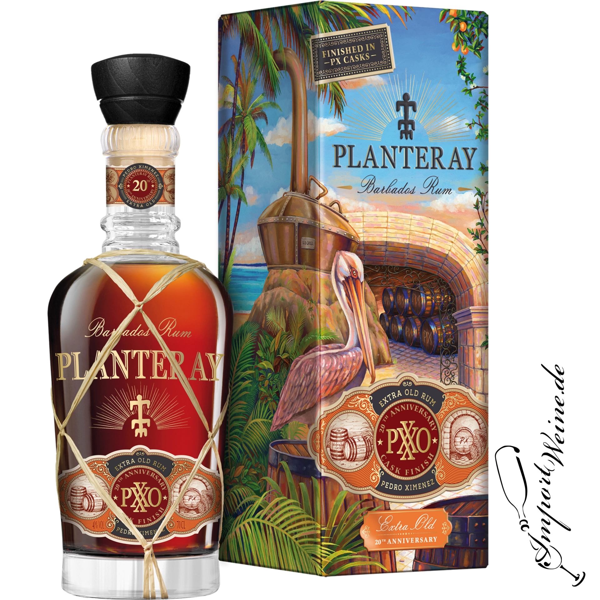 Planteray PXXO Barbados Rum Pedro Ximenéz Sherry-Cask Finish 40% 0.70L