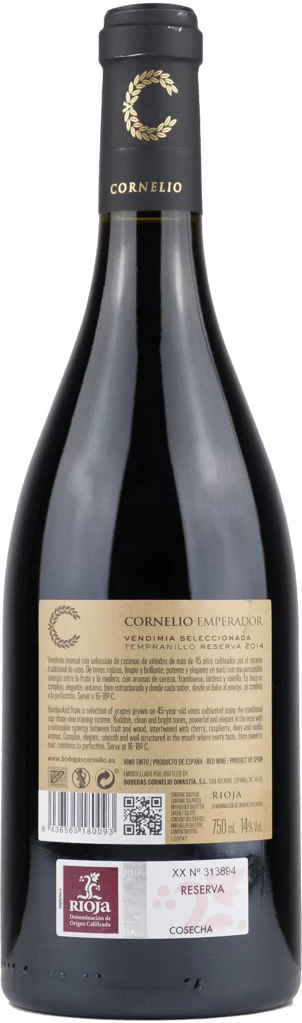 Reserva Cornelio Emperador D.O.Ca. 2014