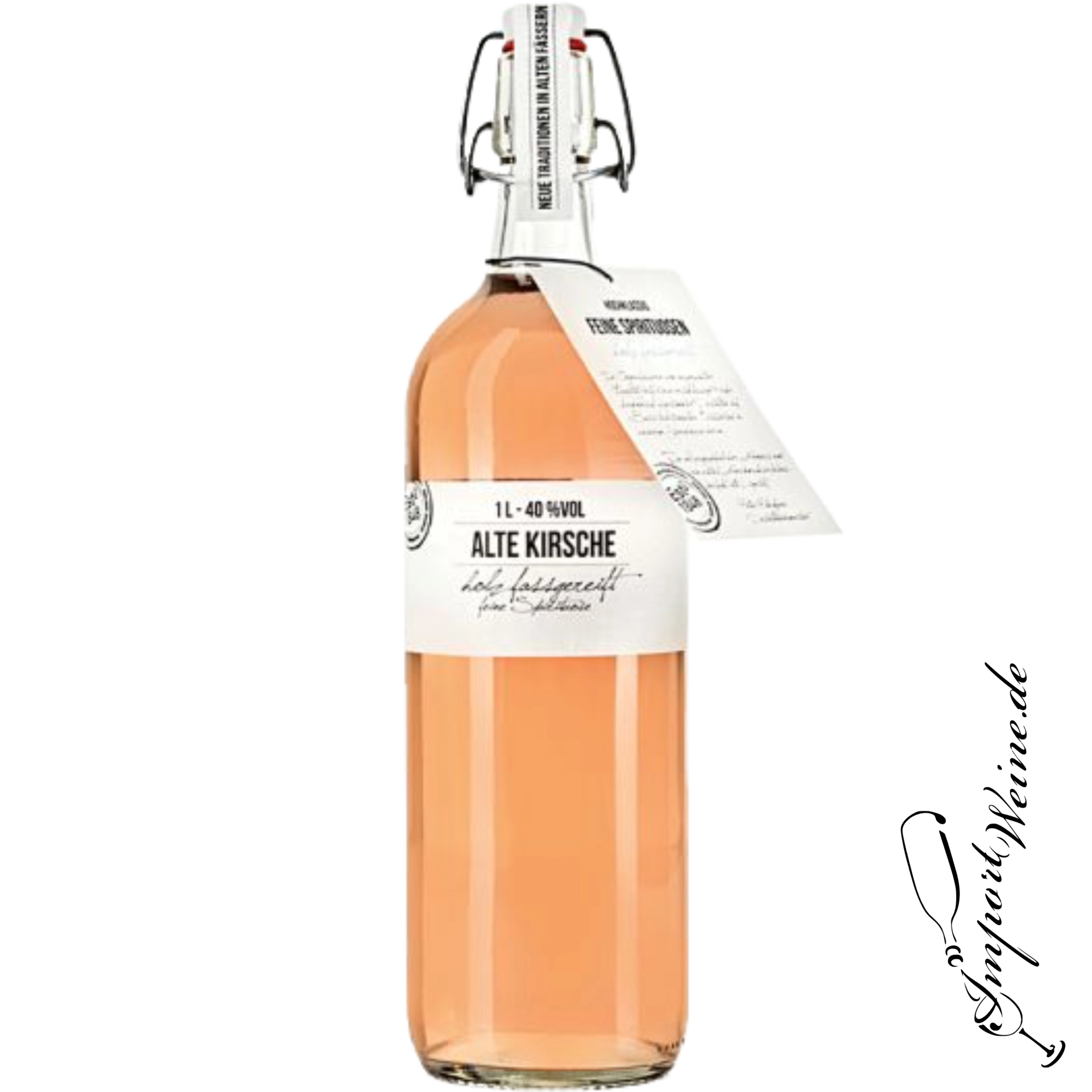 Birkenhof Brennerei ALTE KIRSCHE 1.0 L  BÜGELFLASCHE  40% VOL.