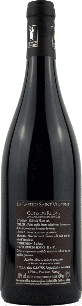 Côtes_du_Rhône_La_Bastide_Saint_Vincent_Rück