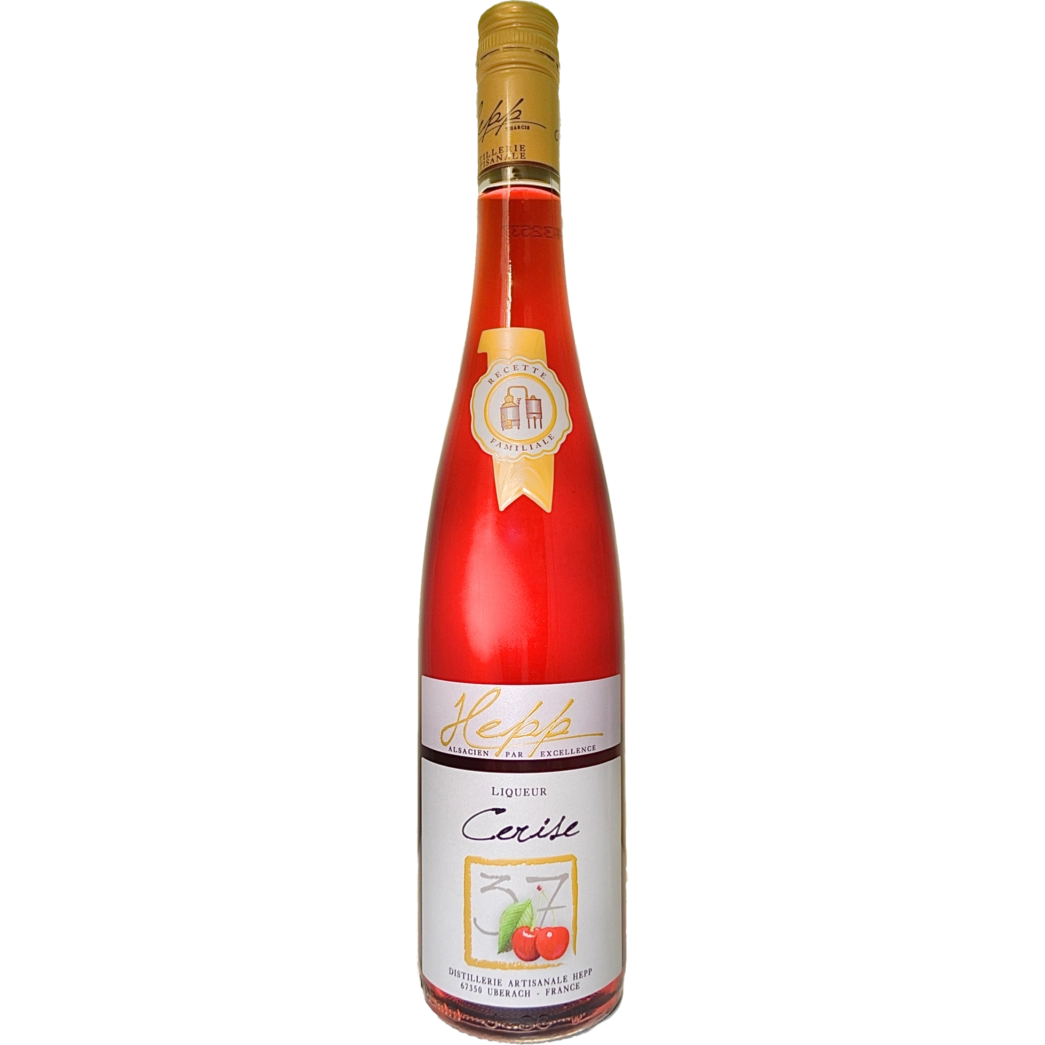 Distillerie Hepp Liqueur Cerise. Kirschlikör Nr. 37