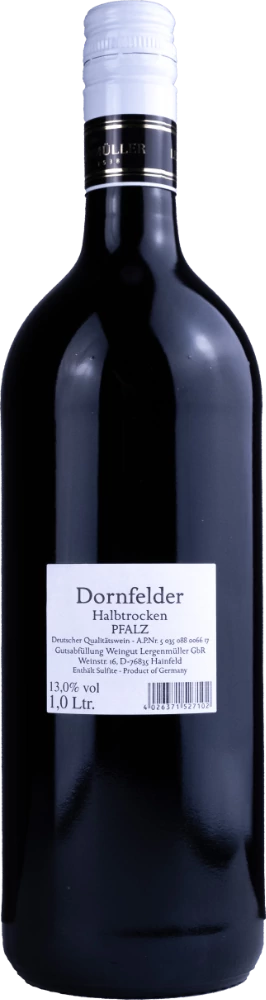 Weingut_Lergenmüller_Dornfelder_Halbtrocken