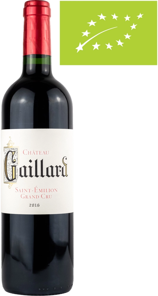 Château Gaillard Saint Emilion Grand Cru 2016 BIO