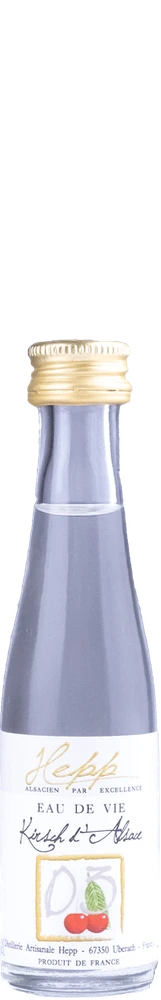 Distillerie Hepp Kirsch d´Alsace Mini, Eau de Vie, Nr. 03 Hepp _Miniatur_Kirsch