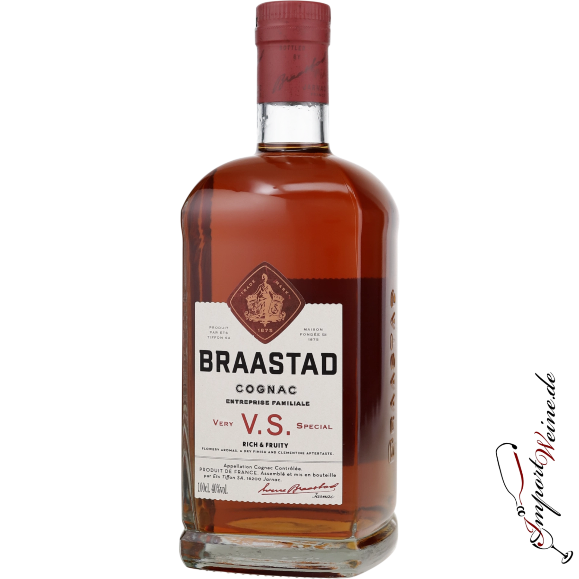 Braastad Cognac VS 40% 1 l