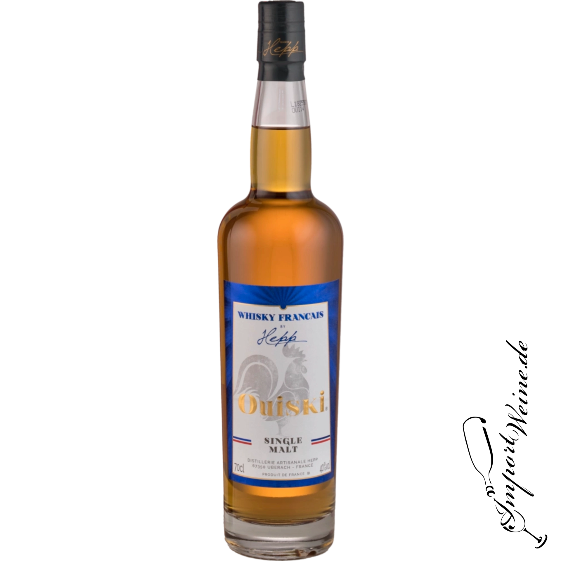 Distillerie Hepp Ouiski Single Malt Whisky Francais