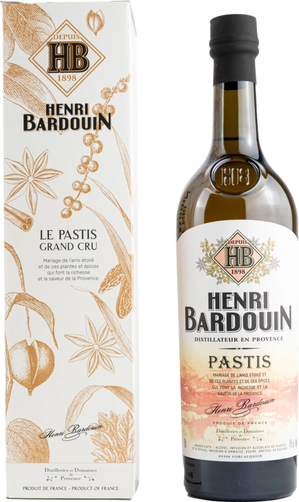 Henri Bardouin Grand Cru Pastis 45% 0.7l
