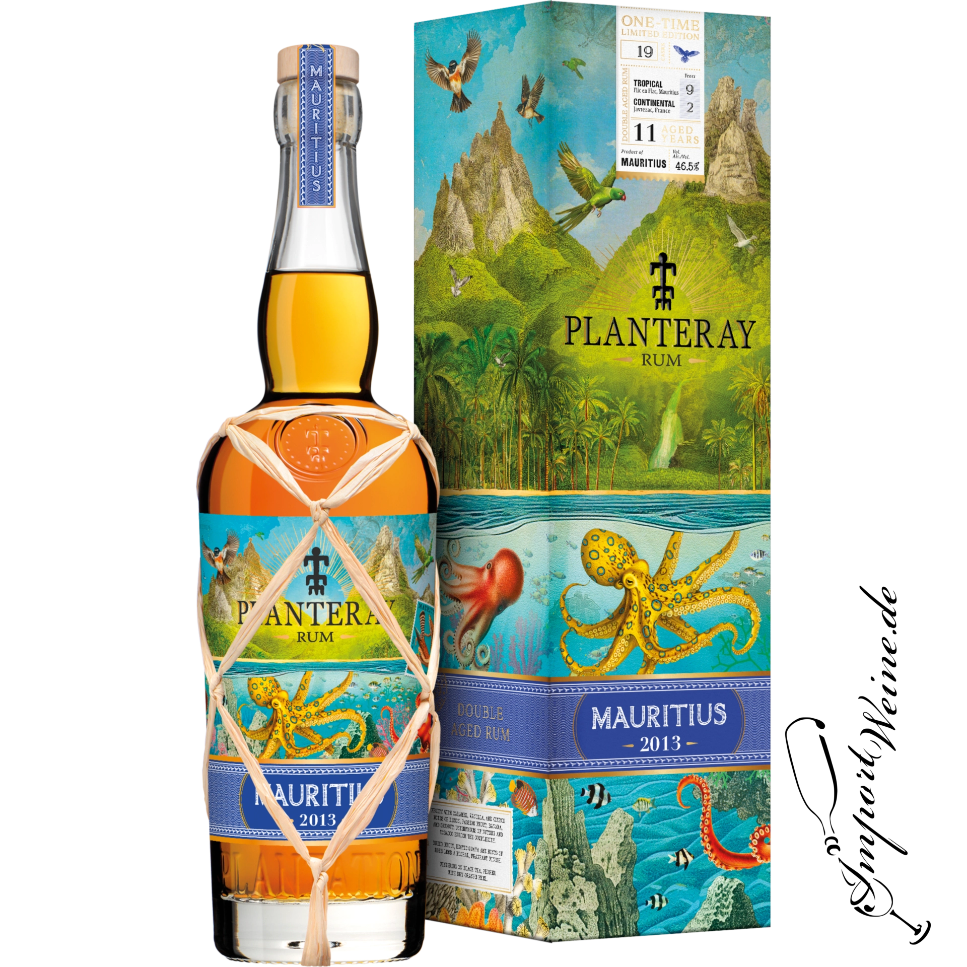 Planteray Mauritius 2013 One-Time Limited Edition 46,5% 0,70L