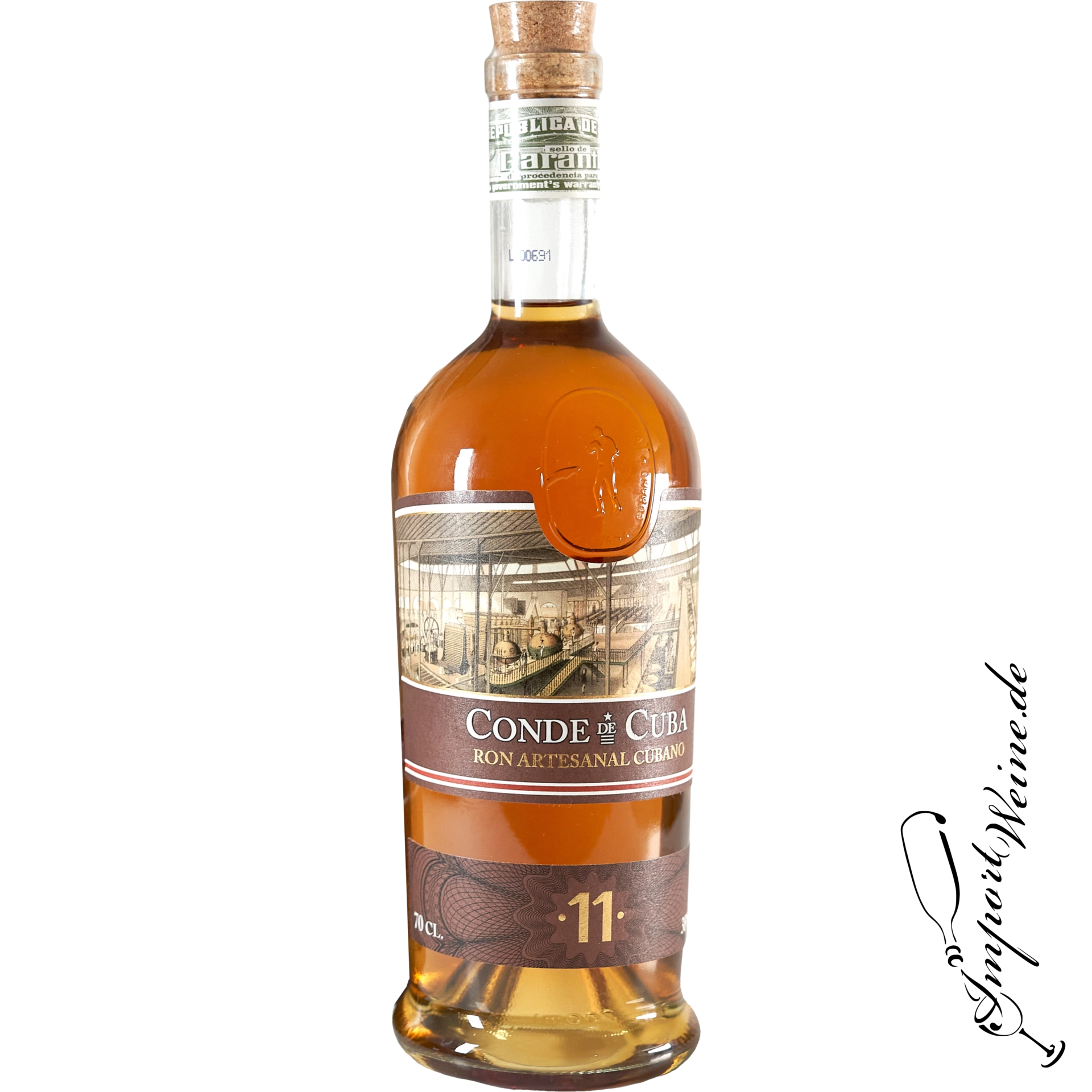 Conde de Cuba Solera 11 Rum 38% 0.70L