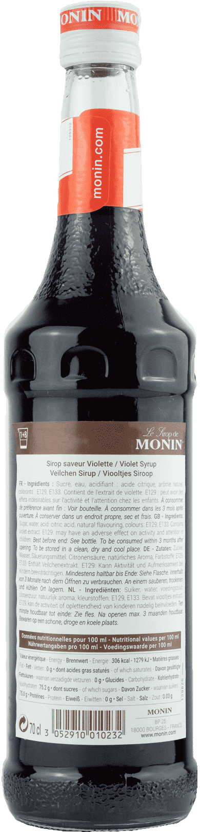 Monin Sirup Violet 0.7l Veilchen Monin Sirup Violet 0.7l Veilchen