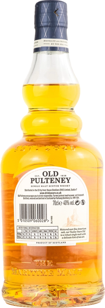 Old Pulteney Highlands Single Malt Whisky 12 Jahre 0,7L