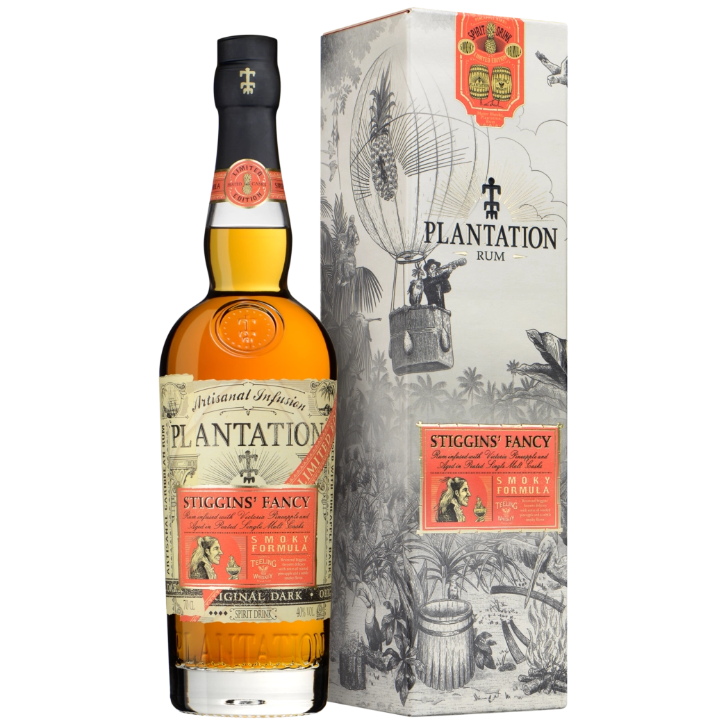 Plantation Rum Stiggins' Fancy Pineapple Smoky Formula 40% 0.70l Plantation Rum Stiggins' Fancy Pineapple Smoky Formula 40% 0.70l