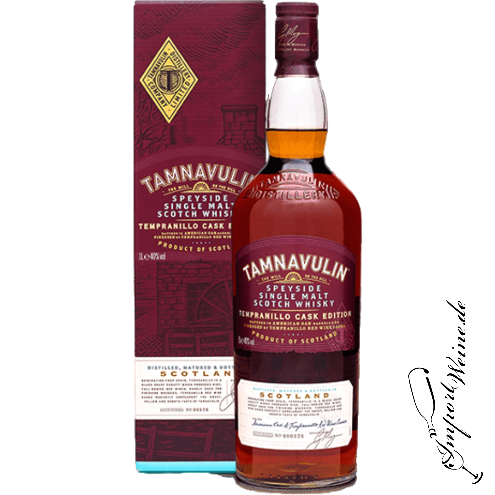 Tamnavulin Tempranillo Cask Speyside Single Malt Whisky 40% 1 Liter Tamnavulin Tempranillo Cask Speyside Single Malt Whisky 40% 1 Liter