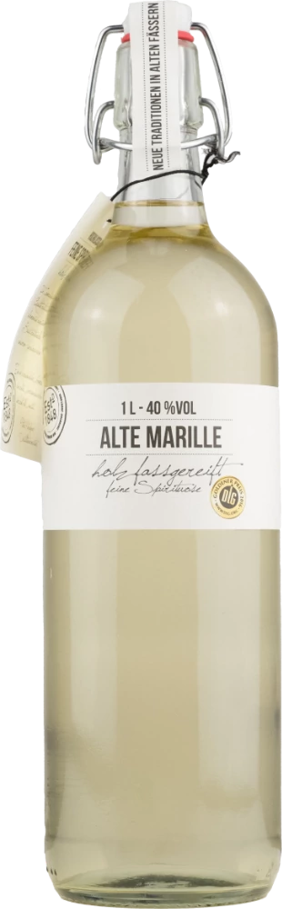 Birkenhof Brennerei ALTE MARILLE Bügelflasche Brennerei_Birkenhof_Alte_Marille