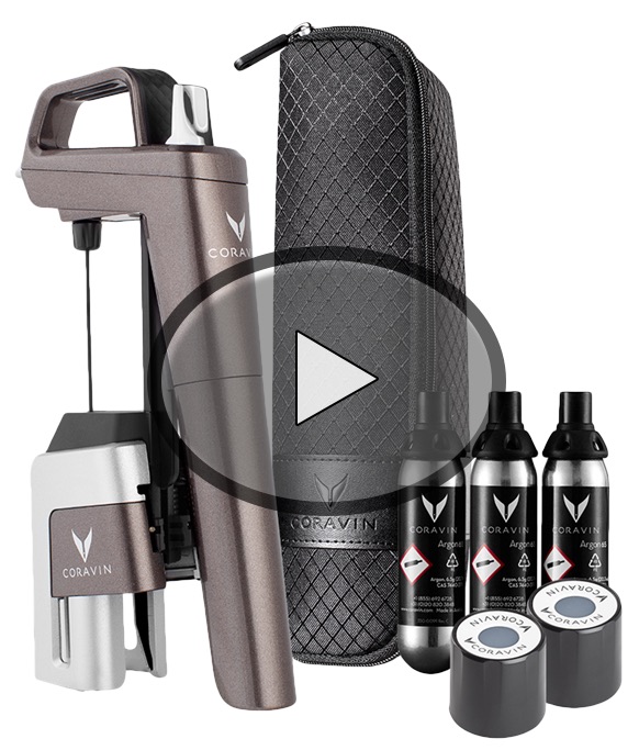 Coravin Model Two Elite System Mattschwarz + Podest Premium Coravin Model Two Elite System Mattschwarz + Podest Premium