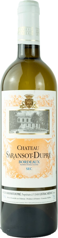Château Saransot-Dupré Bordeaux blanc sec 2022 0.75l