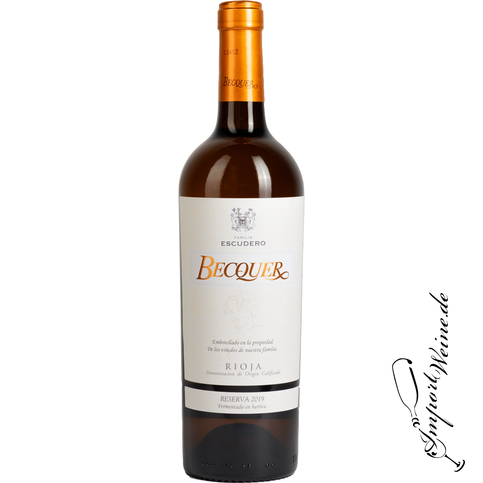 Bodegas Escudero Becquer Blanco Reserva Rioja D.O. 2019