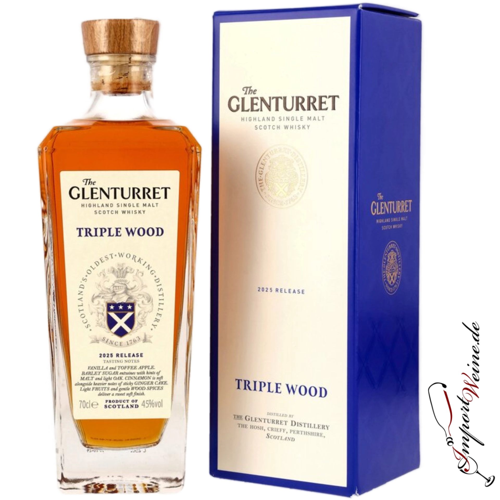Glenturret Triple Wood Release 25 45% 0.70l